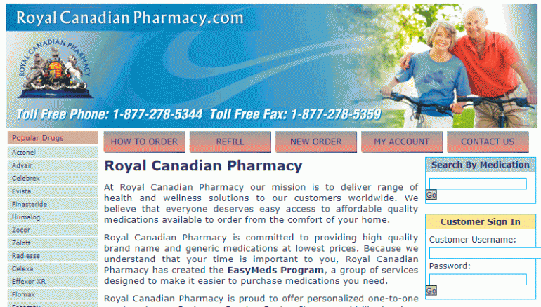 Royal Canadian Pharmacy – The Largest Canadian Mail Order Pharmacy – IACOPh Ratings & Reviews